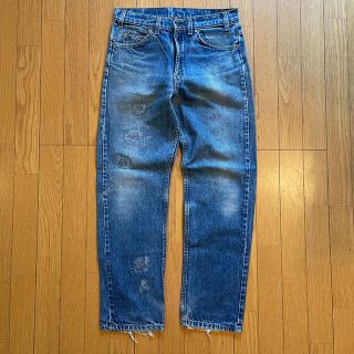 リーバイス(Levi's)のLevi’s 505 Blue Denim オレンジタブ リペア ヒゲ(デニム/ジーンズ)