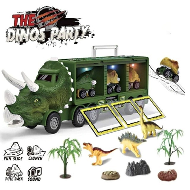 おもちゃ　恐竜　トリケラトプス号