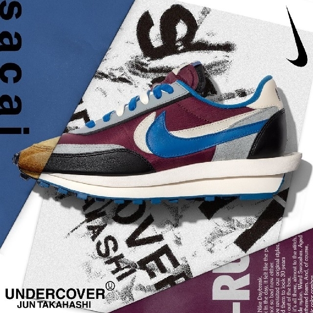 【UNDERCOVER × sacai × Nike LD Waffle】SNKRSサイズ