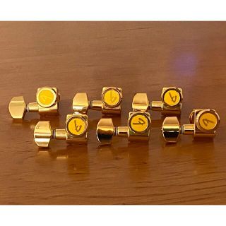 フェンダー(Fender)のFENDER 純正 LOCKING TUNERS GOLD 美品！(パーツ)