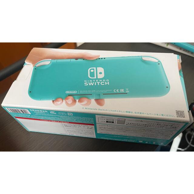 Nintendo Switch(ニンテンドースイッチ)のNintendo Switch  Lite ターコイズ  エンタメ/ホビーのゲームソフト/ゲーム機本体(家庭用ゲーム機本体)の商品写真