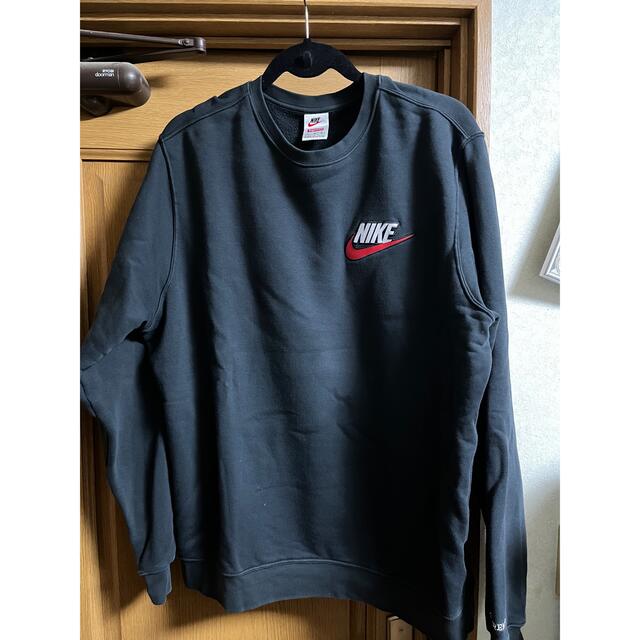 トップスsupreme nike 18aw Crewneck ナイキ　スウェット　L