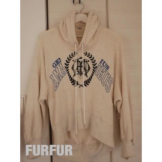 ファーファー(fur fur)のFUR FUR ファーファー　フード付きパーカー　フリーサイズ(パーカー)