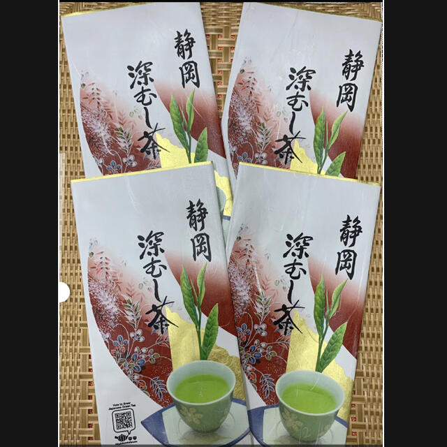 深蒸し茶　静岡茶　100g4本 食品/飲料/酒の飲料(茶)の商品写真