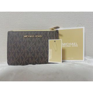 マイケルコース(Michael Kors)のマイケルコース　キーホルダー　定期入れ　ジェットシグネアウトレット(コインケース)