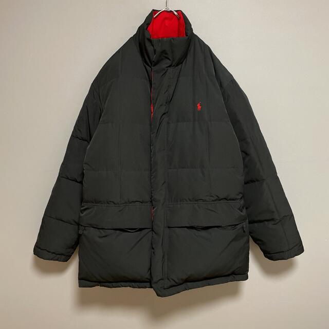 ブラック系,L人気ブランドの 【入手困難】ポロバイラルフローレン 安い直販店 【希少XLサイズ】ポロバイラルフローレン☆刺繍ワンポイントロゴダウンジャケット. ダウンジャケット