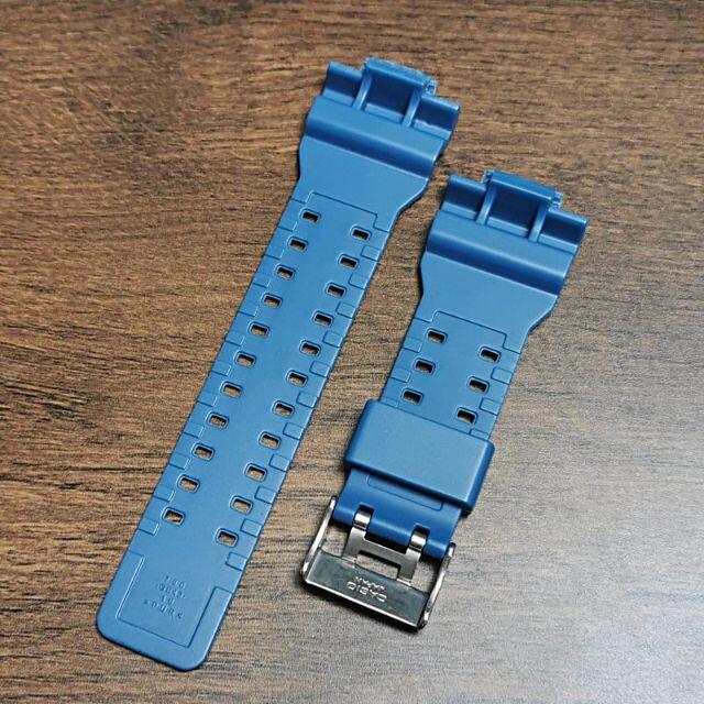 G-SHOCK ベゼル・ベルト [デニム柄ブルー] GA-100/110/120 メンズの時計(ラバーベルト)の商品写真