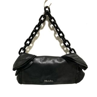 プラダ(PRADA)のPRADA(プラダ) ハンドバッグ美品  - 黒(ハンドバッグ)