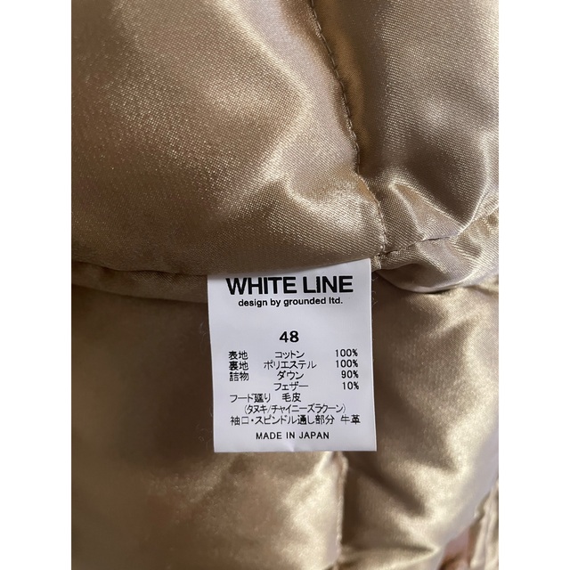 WHITE LINE - WHITE LINE ホワイトライン ダウンジャケットの通販 by
