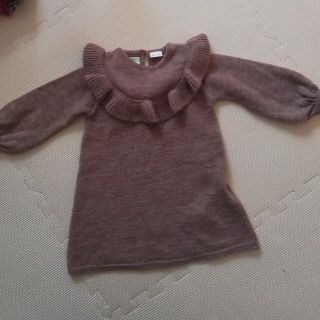 ザラキッズ(ZARA KIDS)のZARA　ニットワンピース　98cm(ワンピース)