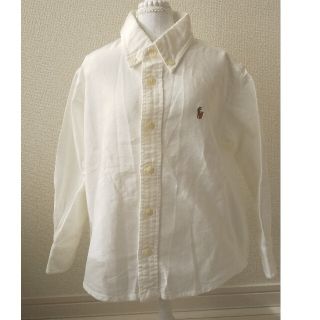 ポロラルフローレン(POLO RALPH LAUREN)のラルフローレン シャツ 長袖 ホワイト シャツ 100(Tシャツ/カットソー)