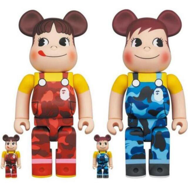 MEDICOM TOY(メディコムトイ)のBE@RBRICK BAPE × ペコ&ポコ100％&400％　 エンタメ/ホビーのフィギュア(その他)の商品写真