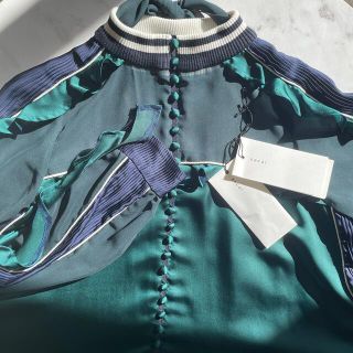 サカイ(sacai)のsacai (サカイ) グリーンブラウス(シャツ/ブラウス(長袖/七分))