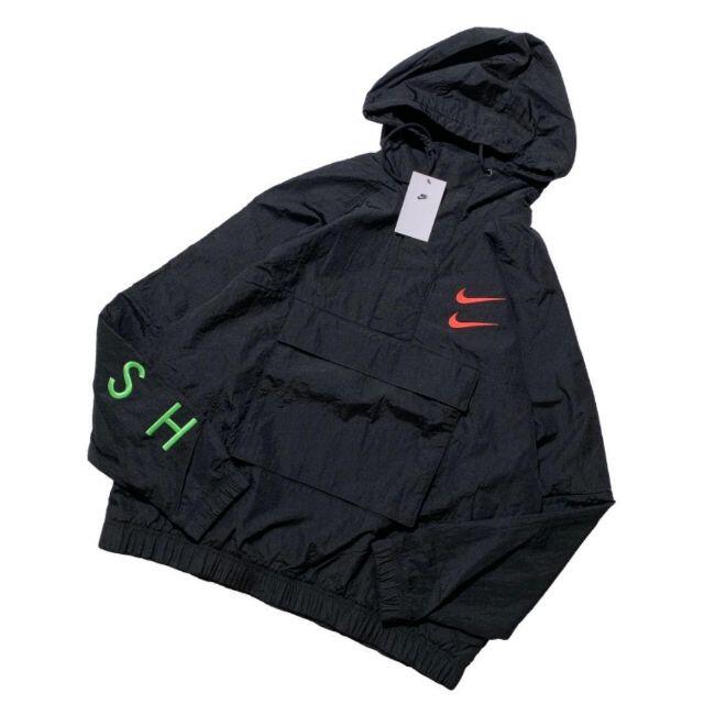 NIKE(ナイキ)の新品タグ付 ナイキ ロゴ刺繍入り ナイロンジャケット ウーブンセットアップ2XL メンズのジャケット/アウター(ナイロンジャケット)の商品写真