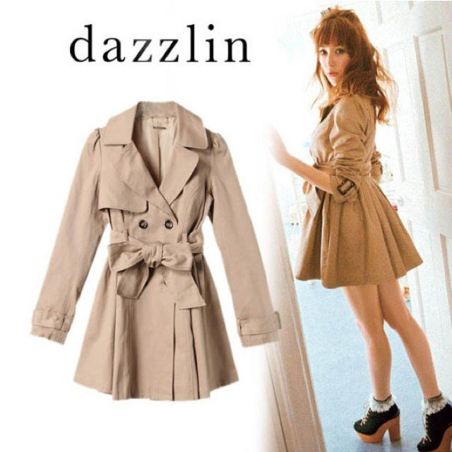 dazzlin(ダズリン)のタックボリュームトレンチコート レディースのジャケット/アウター(トレンチコート)の商品写真