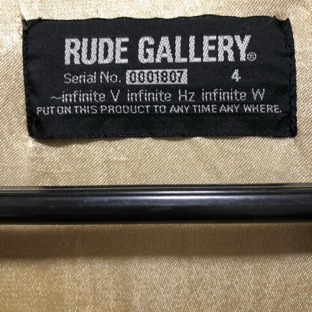 RUDE GALLERY - ルードギャラリー ベトジャン サイズ4の通販 by RUDE GALLERY - ルードギャラリー ベトジャン サイズ4の通販 by
