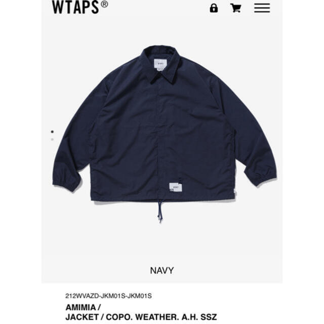 WTAPS AMIMIA JACKET  A.H. SSZ M 新品 未使用