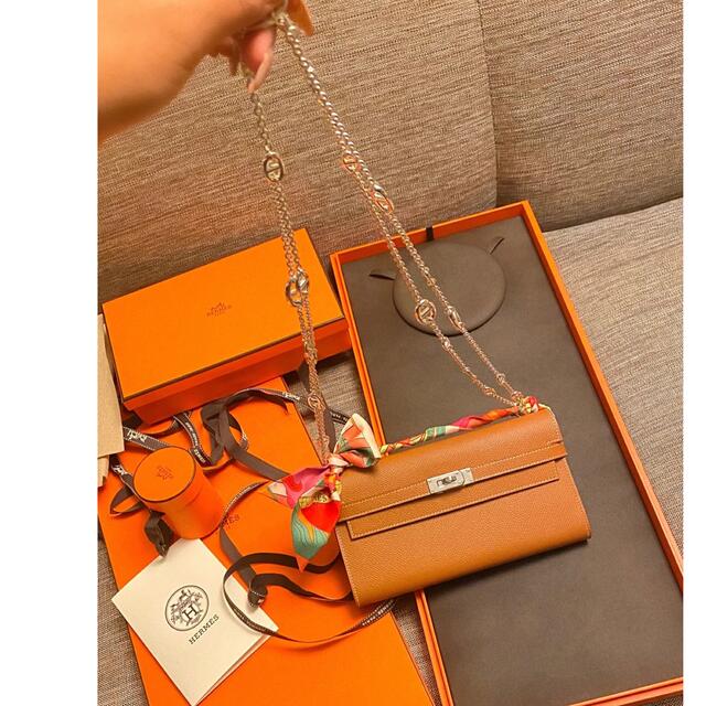 エルメス HERMES シェーヌダンクル ファランドール ネックレス 120cm