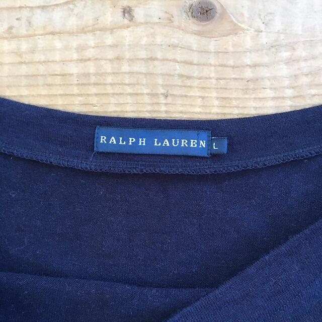 Ralph Lauren(ラルフローレン)のラルフ ローレン Ralph Lauren ワンピース ネイビー ボーダー レディースのワンピース(ひざ丈ワンピース)の商品写真