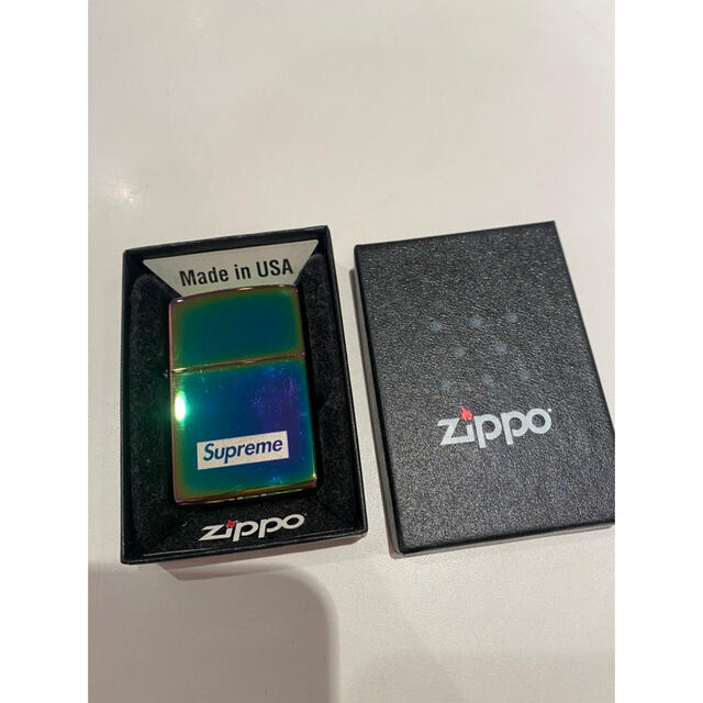 新品 未使用　Supreme zippo スペクトラム　ボックスロゴ 16AW