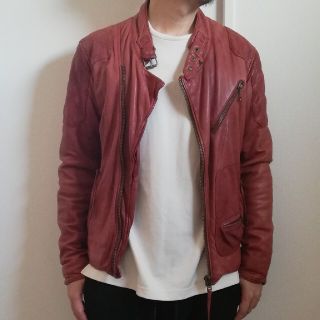 Johnbull レザーライダースジャケット Lサイズ 本革