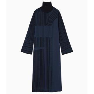 マメ(mame)のmame Multi-Stripe Jacquard Knitted Dress(ロングワンピース/マキシワンピース)