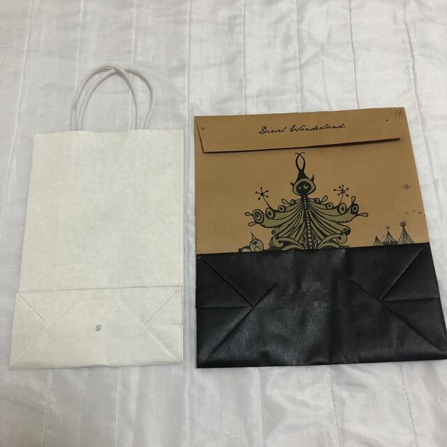 DIESEL(ディーゼル)のDIESEL ディーゼル ショッパー 白 茶 ショップ袋 紙袋 レディースのバッグ(ショップ袋)の商品写真