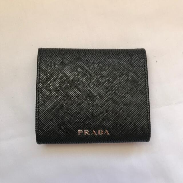 PRADA(プラダ)の【極美品】PRADA プラダ　コインケース　ロケット　サフィアーノ　ブラック レディースのファッション小物(コインケース)の商品写真