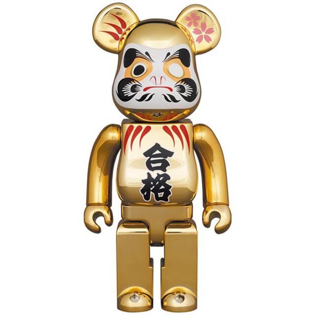 その他BE@RBRICK 達磨 合格 金メッキ 弐 400％