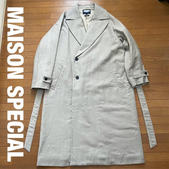 MAISON SPECIAL スマートテックダウンプライムオーバーダブルコートメンズ