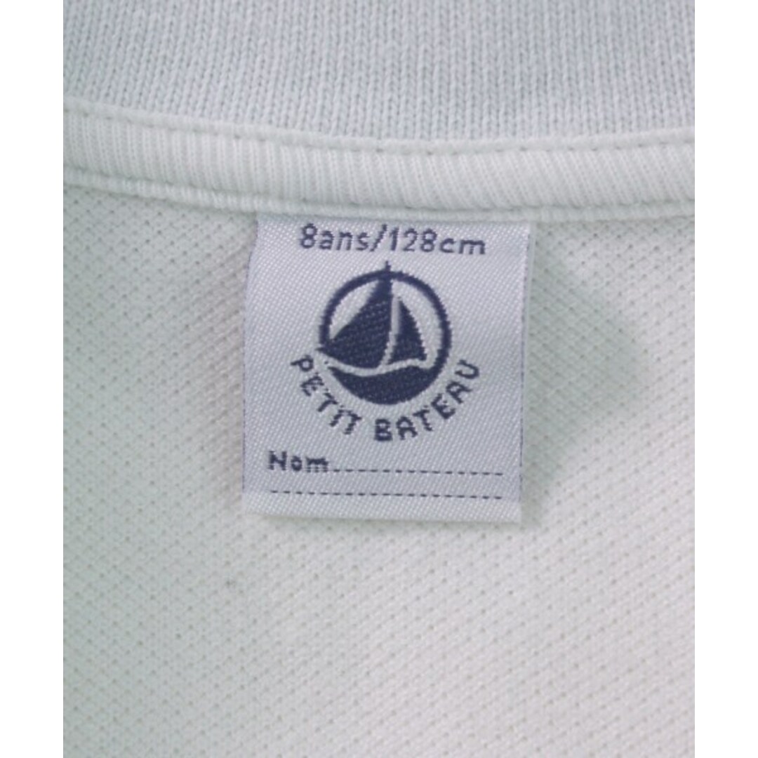 PETIT BATEAU(プチバトー)のPETIT BATEAU プチバトー Tシャツ・カットソー 128 白 【古着】【中古】 キッズ/ベビー/マタニティのキッズ服女の子用(90cm~)(Tシャツ/カットソー)の商品写真