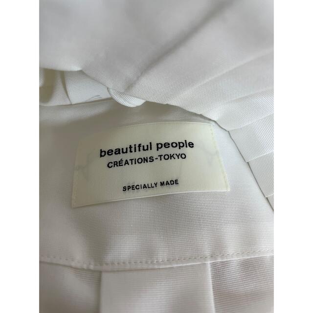 beautiful people(ビューティフルピープル)のbeautiful people タキシードエプロンシャツ レディースのトップス(シャツ/ブラウス(長袖/七分))の商品写真