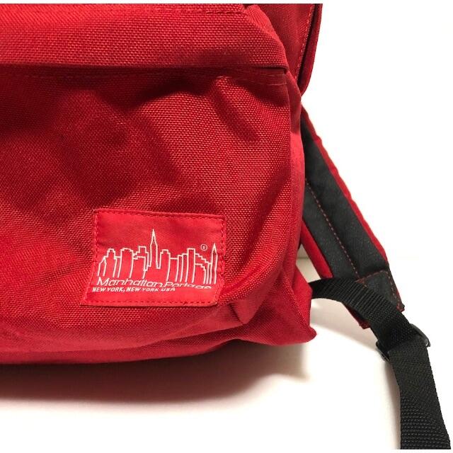 Manhattan Portage(マンハッタンポーテージ)のマンハッタンポーテージ　バックパック レッド デイパック リュック ナイロン 赤 メンズのバッグ(バッグパック/リュック)の商品写真