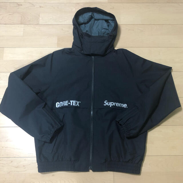 ブラック定価supreme gore-tex track jacket