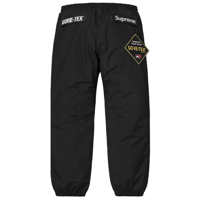 ブラック定価supreme gore-tex track pants