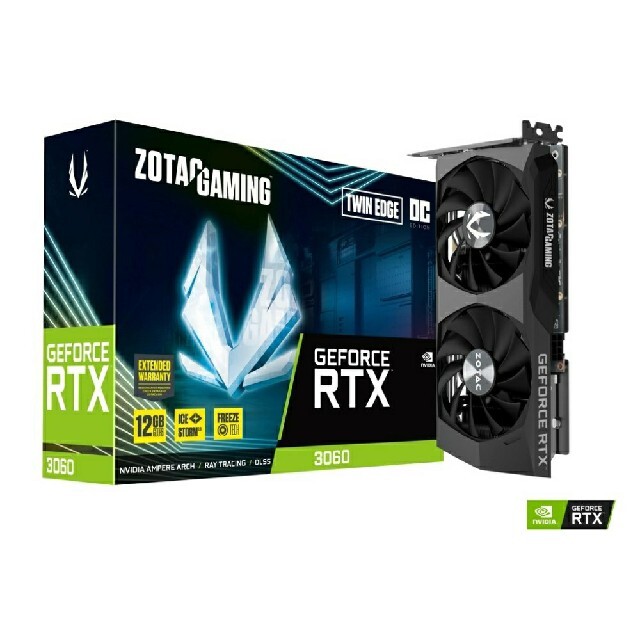 PC/タブレット新品未開封 GEFORCE RTX 3060 グラフィックスカード ZOTAC