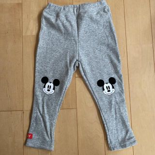 ディズニー(Disney)の新品 ディズニー ミッキー 裏起毛 パンツ レギンス 100(パンツ/スパッツ)