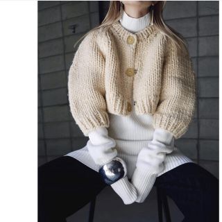 ジョンリンクス(jonnlynx)のfumika uchida hand Knit cardigan(カーディガン)