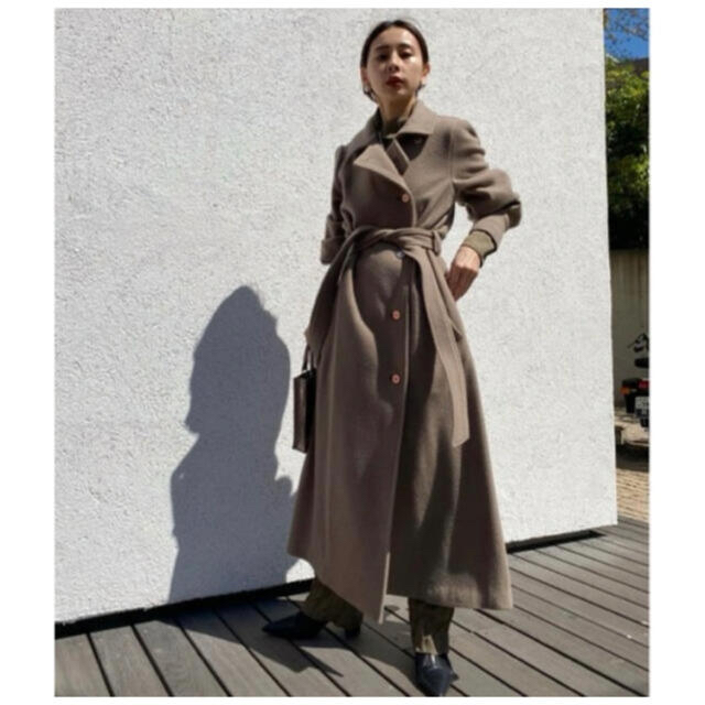 Amber vintage POOFY FLARE LONG COAT - ロングコート