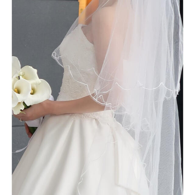 TAKAMI(タカミ)のTAKAMI タカミブライダル　ロングベール ハンドメイドのウェディング(ヘッドドレス/ドレス)の商品写真