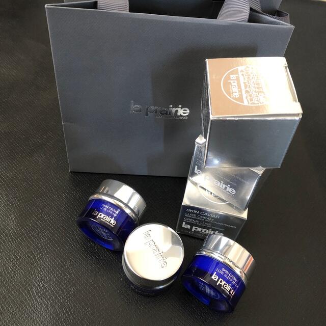 La Prairie(ラプレリー)の新品　豪華　ラプレリー　　ミニ　ラックスクリーム　スリーブマスク　 コスメ/美容のスキンケア/基礎化粧品(フェイスクリーム)の商品写真