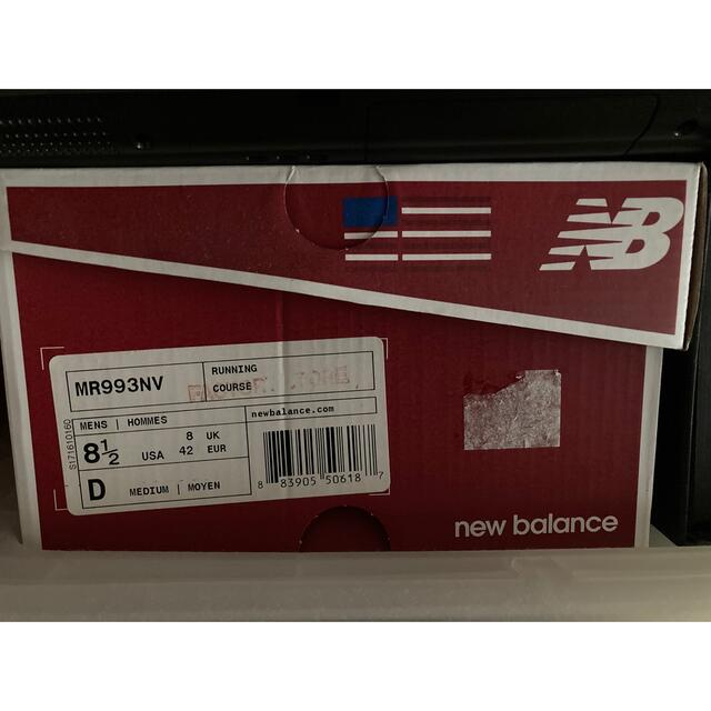 New Balance(ニューバランス)のnewbalance MR993 USA製 ネイビー ニューバランス メンズの靴/シューズ(スニーカー)の商品写真