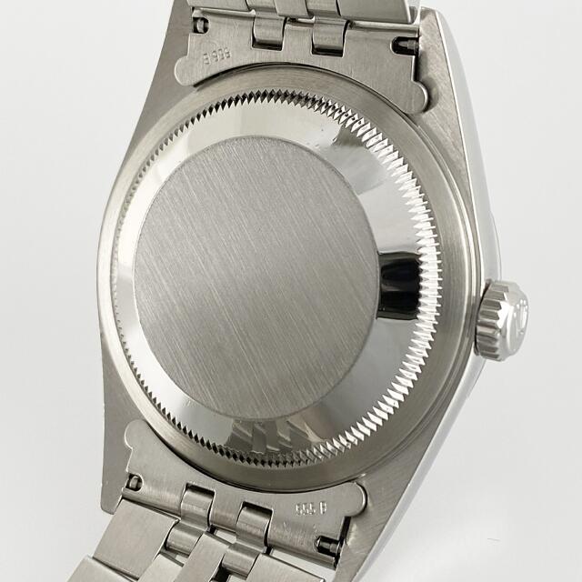 ロレックス デイトジャスト エンジンターンドベゼル  メンズ腕時計