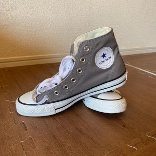 コンバース(CONVERSE)の【新品】converse グレー(スニーカー)