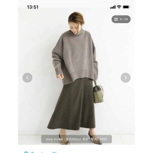 しっかりと DEUXIEME CLASSE - CINOH タートルネックニットの通販 by ...