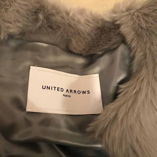 UNITED ARROWS(ユナイテッドアローズ)の新品UNITED ARROWS UWSC フェイクファー ショートコート レディースのジャケット/アウター(毛皮/ファーコート)の商品写真