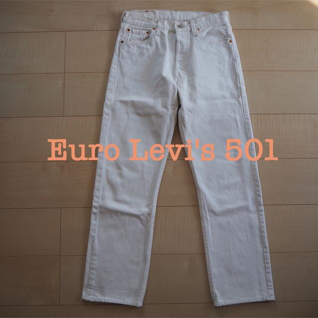 専用　ユーロ リーバイス 501 ホワイト UK製 ビンテージ Levi's
