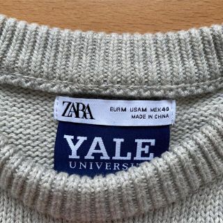 ZARA - HANDSOME DAN ™ YALE UNIVERSITY ジャカードセーターの通販 by