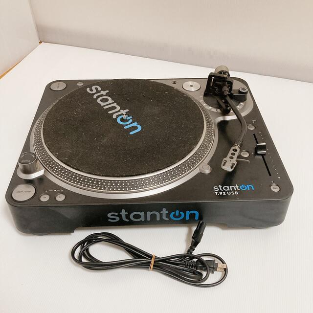 返品?交換対象商品】 stanton ターンテーブル 値下げ T.92USB - DJ機器 代引き手数料無料 STANTON スタントン T.92 USB ターンテーブル カートリッジ付 DJ機器