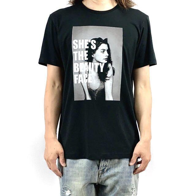 【プリント Tシャツ】新品 ブラック キレカジ ストリート ファッション